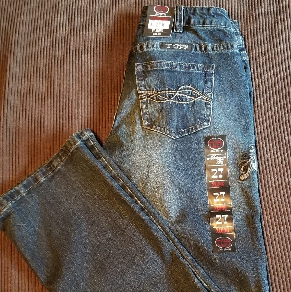 NWT Cowgirl Tuff Renegade jeans 27x long
